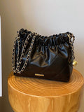 lack Crossbody Bag 🖤 Stylish PU Leather Shoulder Purse – Lightweight Everyday Fashion Must-Have