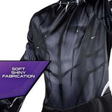 Marvel Black Panther Youth Costume – Medium Size Fabric Jumpsuit with Mask for Kids Halloween & Cosplay