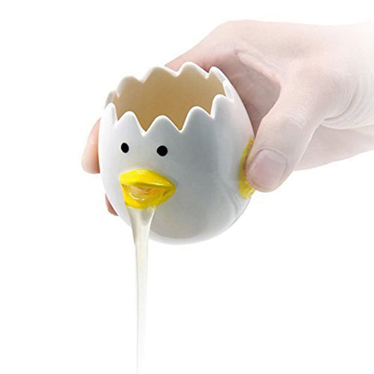 Ceramic Chicken Egg Separator – Fun Yolk & White Separator Tool