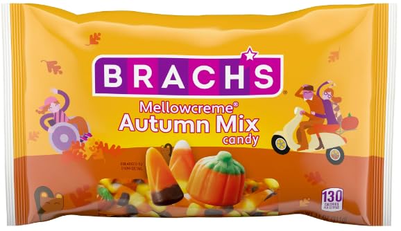 Autumn Candy Variety Mix – Mellowcreme Pumpkins, Harvest Candy Corn & Classic Candy Corn (11 oz Bag)