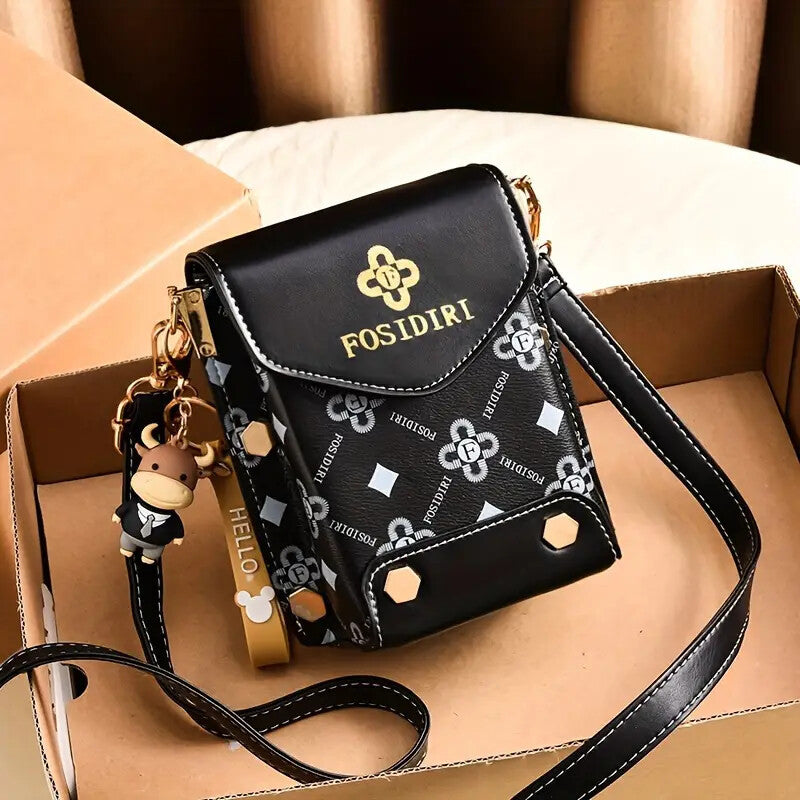Small Crossbody Phone Bag 📱 Travel Cellphone Wallet & Shoulder Bag – Coffee