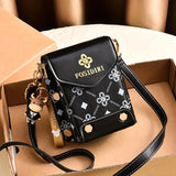 Small Crossbody Phone Bag 📱 Travel Cellphone Wallet & Shoulder Bag – Coffee