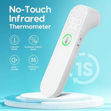 Infrared Forehead Thermometer for Adults & Kids – Non-Contact Digital Temperature Scanner with LED Display