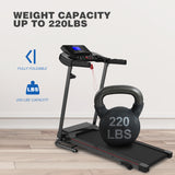 Foldable Electric Treadmill with Tilt | Compact Jogging & Walking Machine for Home & Office 🏃‍♂️🔥