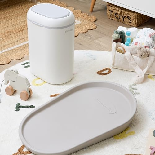 Odor Lock Diaper Pail with Dual-Seal Airlock – Hands-Free Baby Diaper Disposal Bin for Nursery