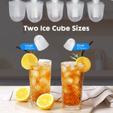 Portable Ice Maker – Compact Bullet Ice Machine with Handle, Self-Cleaning & Quiet Operation