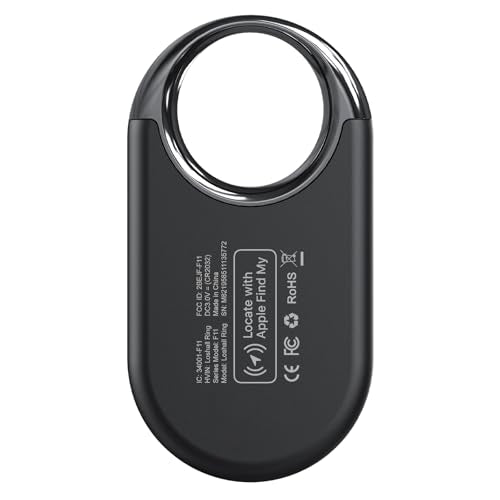 Apple Find My MFi-Certified Bluetooth Tracker Tag 4 Pack, Waterproof Smart Item Locator with 100dB Alert and Global Tracking