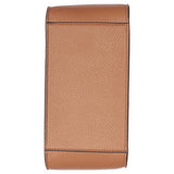 Calvin Klein Estelle Vegan Leather Crossbody Bag – Chic Everyday Purse with Adjustable Strap (Caramel)