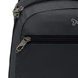 Travelon Active Packable Anti-Theft Backpack – Lightweight Foldable Travel Daypack with RFID Protection (Black)