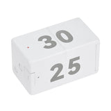 Pomodoro Timer Cube with Gravity Sensor, 10 Preset Flip Timers, Adjustable Volume & USB-C Rechargeable Design for Work, Study & Kitchen – White