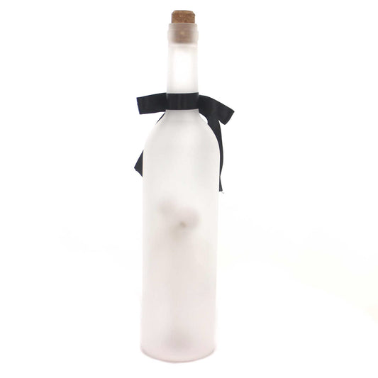 Roman Inc Light-Up Halloween Bottle – 13" White LED Decorative Bottle with Soft Glow & On/Off Switch