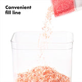 Airtight POP Food Storage Containers Set – 5-Piece Stackable Pantry Canisters (White)