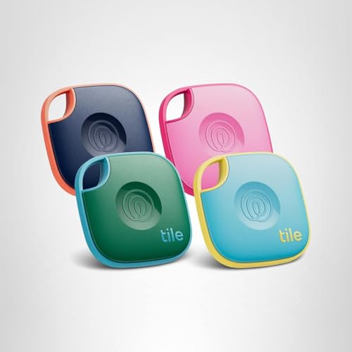 Tile Mate Bluetooth Tracker Multi-Pack, 350 ft Range, SOS Alert, IP68 Waterproof, Life360 Compatible, iOS & Android