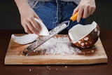 Heavy-Duty Stainless Steel Zester & Cheese Grater – Multi-Use Kitchen Handheld Shredder