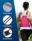 LZERKING 100-Pack Drawstring Backpacks – Bulk Blank Cinch Bags in 10 Colors for Sports, DIY & Community Events