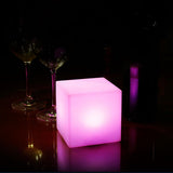 4” Rechargeable RGB LED Cube Night Light – Child-Friendly Waterproof Color Changing Mood Lamp