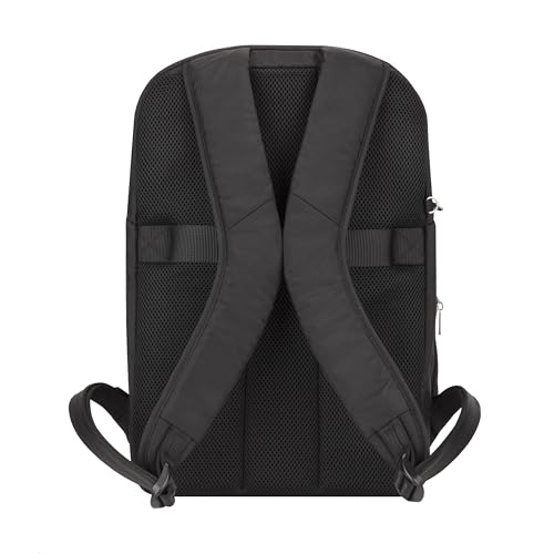 Travelon Classic Large Anti-Theft Backpack – Secure RFID Travel & Commuter Backpack with Dual Laptop Sleeves (Black)