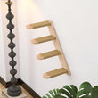 Four-Layer Wooden Wall-Mounted Cat Climbing Frame – Multi-Level Sisal-Wrapped Cat Play Structure