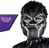 Marvel Black Panther Youth Costume – Medium Size Fabric Jumpsuit with Mask for Kids Halloween & Cosplay