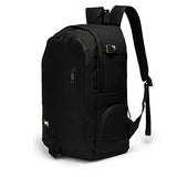 RICKYH Style Lightweight Backpack for Men & Women – Multi-Compartment College & Travel Daypack with Laptop Sleeve (Black)