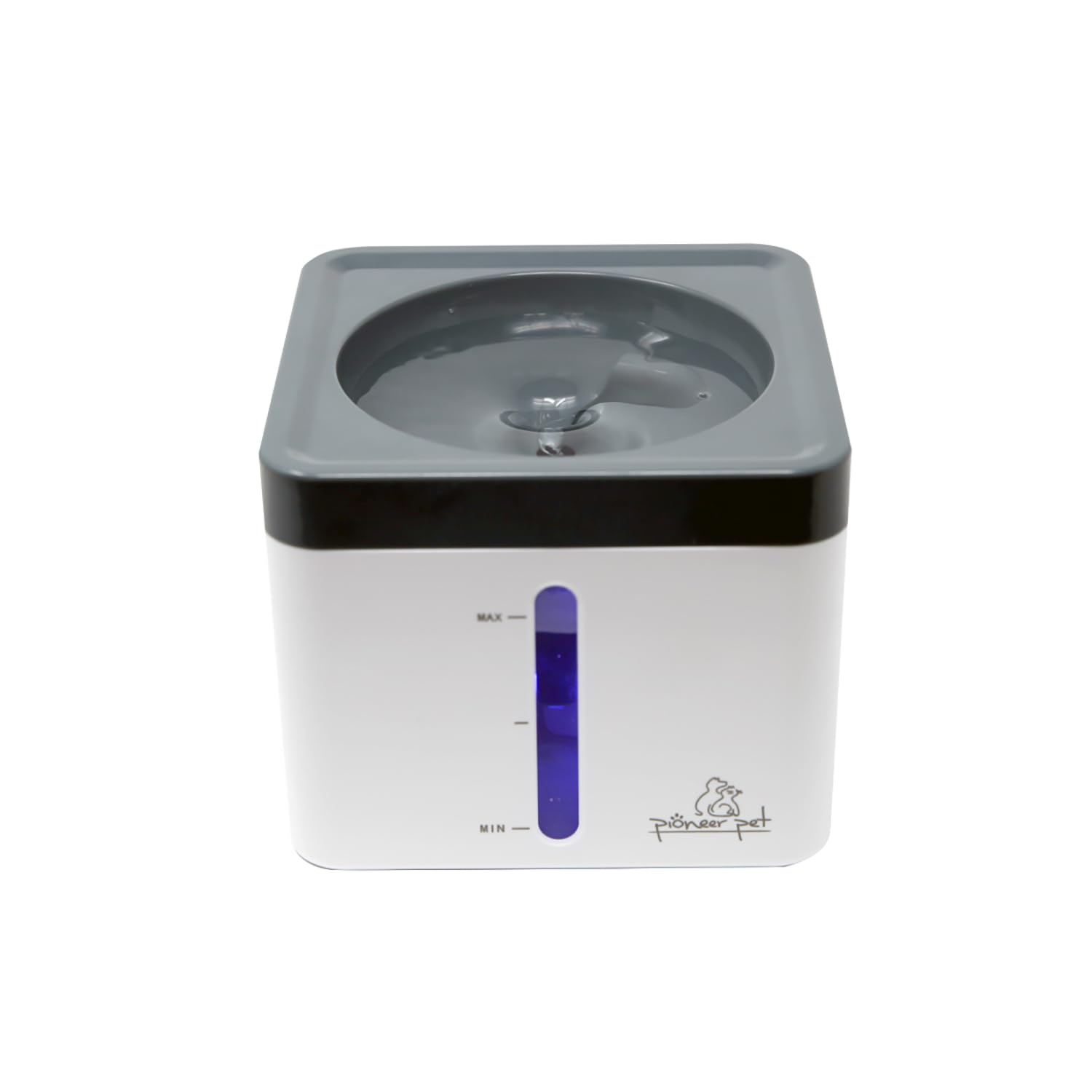 Mini Vortex Pet Water Fountain 80oz – Anti-Splash BPA-Free Automatic Drinking System with LED Indicator