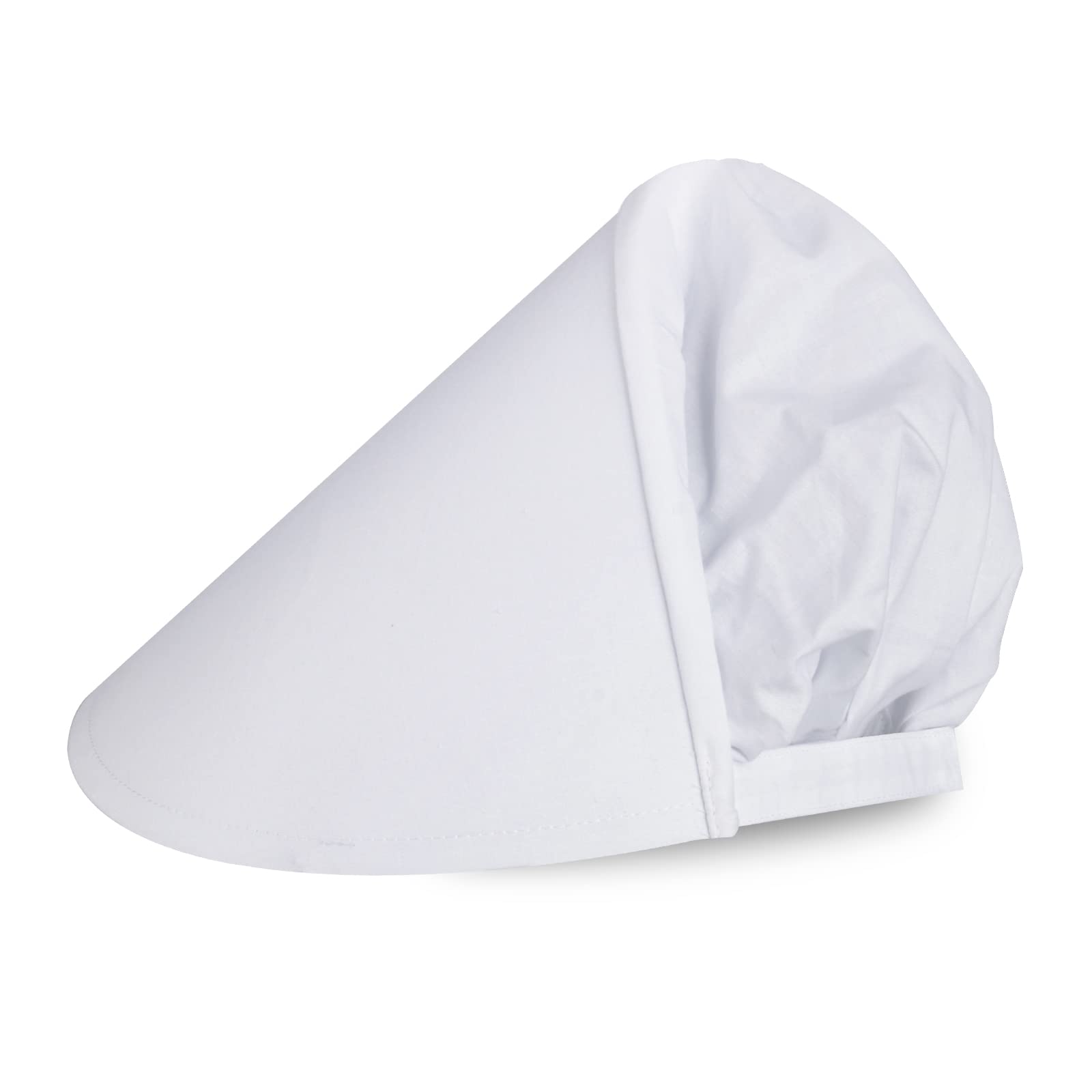 PARTYEVER Handmaids Bonnet Women's Victorian White Wide Brim Bonnet Head Cover Cap Handmaiden Cosplay Hat Costume Accessory
