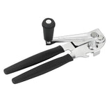 Heavy-Duty Manual Can Opener with Ergonomic Soft Handles & Easy-Turn Crank