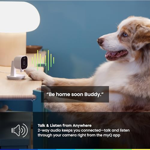 2K Smart Indoor Security Camera with Night Vision, Motion Detection & 2-Way Audio – 130° Wide Angle Home Monitoring Camera