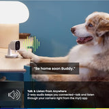 2K Smart Indoor Security Camera with Night Vision, Motion Detection & 2-Way Audio – 130° Wide Angle Home Monitoring Camera
