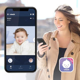 VTech VM901HD Smart WiFi Baby Monitor with 5" HD Parent Unit, 1080p Camera, Night Vision & Remote Pan Tilt Zoom