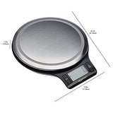 Digital Kitchen Scale with Stainless Steel Platform – Precision Food Scale with LCD Display