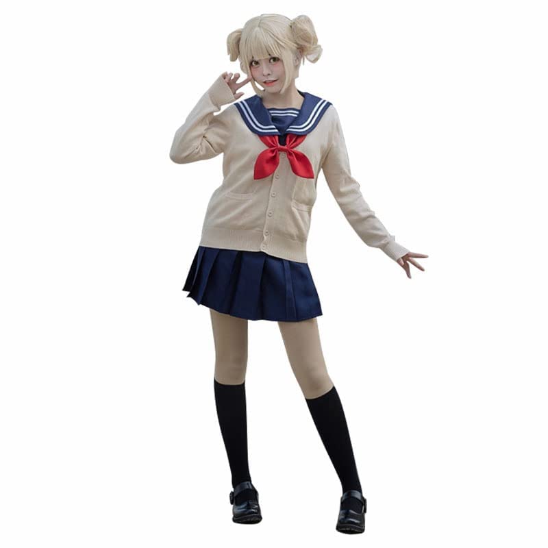 Himiko Toga Cosplay Costume for Women – Anime My Hero Academia School Uniform Outfit 🎭✨