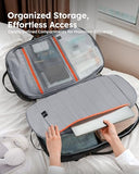 Tolaccea Expandable Carry-On Travel Backpack 40L–50L with TSA-Approved Design and Laptop Compartment