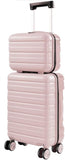 Light Purple 16-Inch Underseat Carry-On with TSA Lock