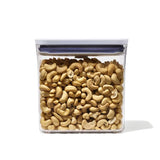 Airtight POP Food Storage Containers – Stackable BPA-Free Pantry Canisters (Clear)