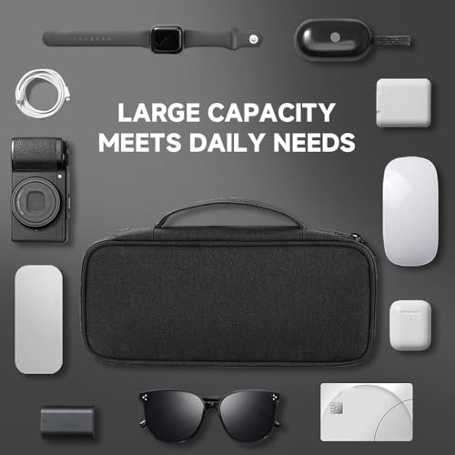 Portable Tech Organizer Travel Case – Electronics Storage Bag for Chargers, Cables & Gadgets