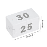 Pomodoro Timer Cube with Gravity Sensor, 10 Preset Flip Timers, Adjustable Volume & USB-C Rechargeable Design for Work, Study & Kitchen – White