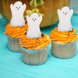 Halloween Ghost Marshmallow Candy – 3 Pack (6 Ghosts per Pack) – Vanilla Flavored Spooky Treats for Parties & Trick-or-Treating