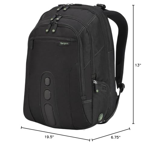 Targus Spruce EcoSmart TSA-Friendly Travel Laptop Backpack for 17 Inch Laptops, Carry-On Business Bag