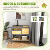 Durable Reptile Fence with Wooden Pallets – Outdoor Enclosure Barrier for Turtles, Lizards & Small Animals