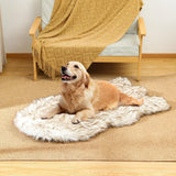 Luxury Faux Fur Dog Bed – 5" Thick Super Soft Memory Foam with Removable Cover for Ultimate Comfort