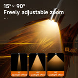 YEE Mini Spotlight Knob Type QC – Adjustable Aquarium LED Spotlight, Energy-Saving Fish Tank Lighting with Knob Control