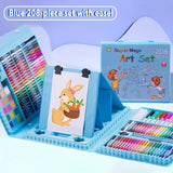 208-228 Piece Adult/Children Art Supplies Set – Oil Pastels, Crayons, Colored Pencils, Acrylic Markers & Watercolour Pens