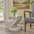 Evelyn Mid-Century Modern Armchair - Tufted Fabric Accent Chair with Birch Wood Frame