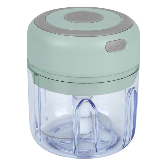 Mini Electric Garlic Chopper – 8.45 oz Cordless Food Chopper with USB Recharge & Stainless Steel Blades