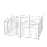 24-Inch Indoor Dog Playpen – 8-Panel Foldable Metal Pet Exercise Pen for Puppies & Small Dogs