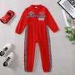 Toddler Kids Racing Driver Jumpsuit – Race Car Driver Costume for Halloween, Christmas & Birthday Parties