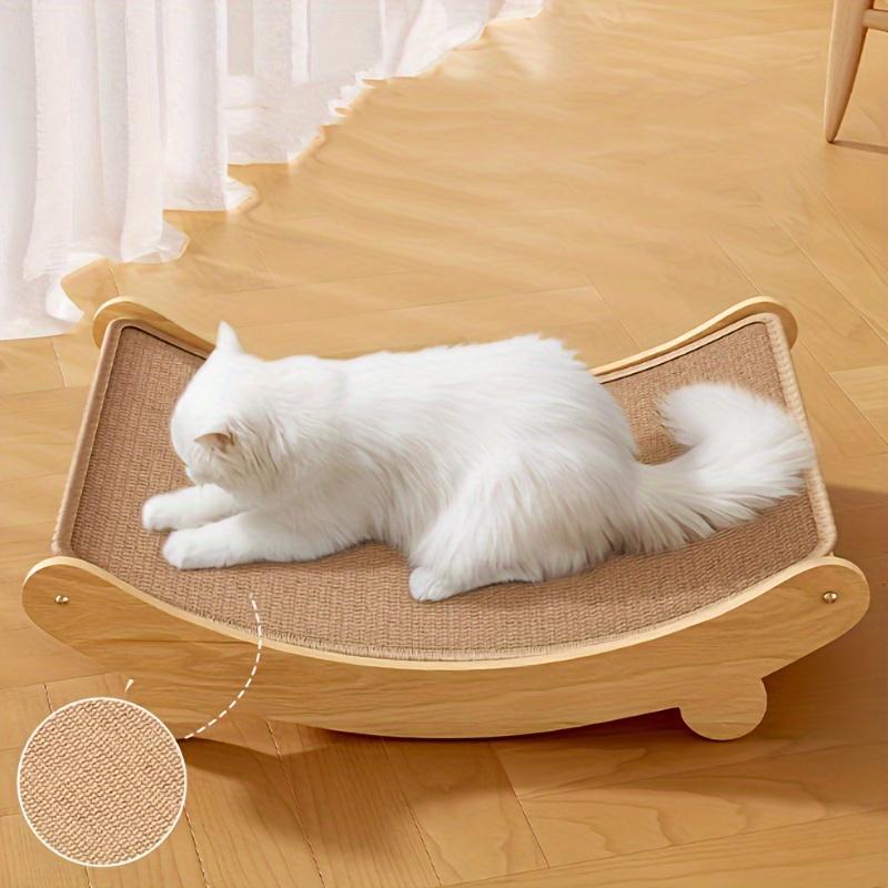 U-Shaped Cat Scratching & Lying Bed – Multi-Functional Cat Lounger & Scratch Pad for Indoor Cats