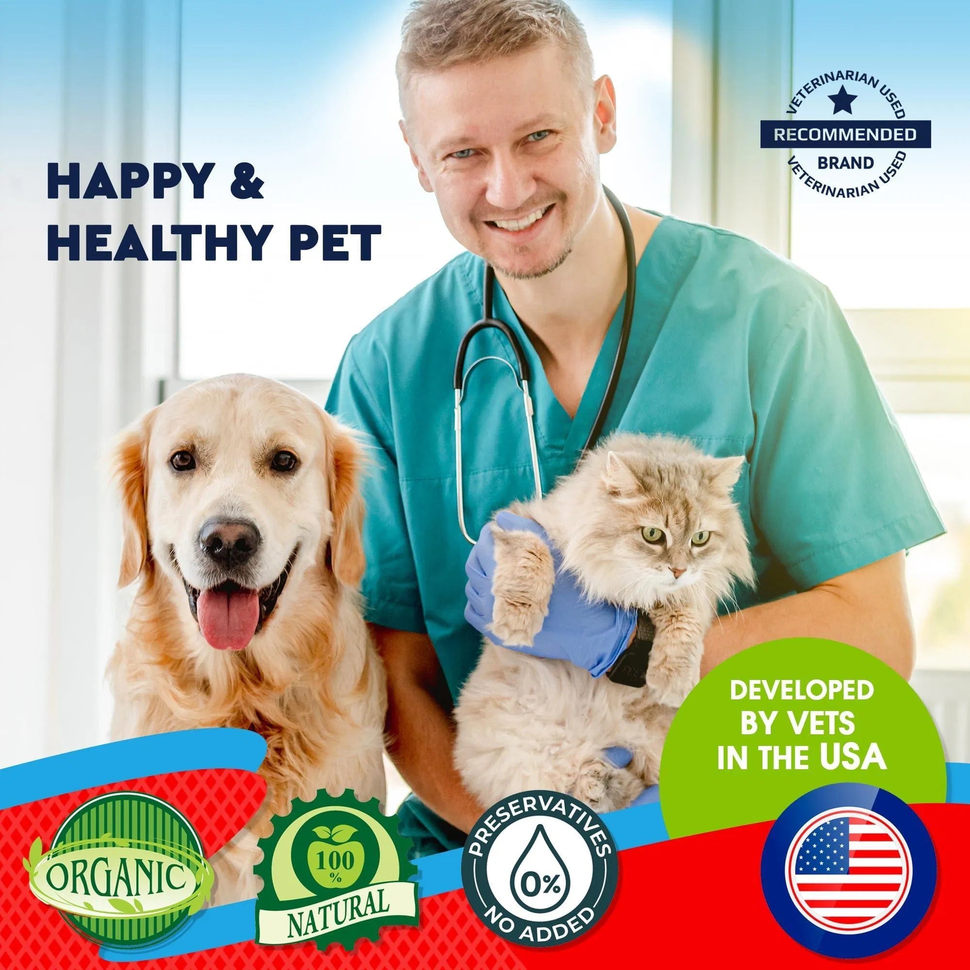 Cats & Dogs Broad‑Spectrum Herbal Deworming Drops – Safe Natural Treatment for Tapeworm, Roundworm, Hookworm & Whipworm
