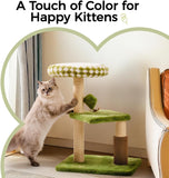 Mewoo Large Cat Tree Tower – Multi-Level Scratching Post with Removable Perch & Interactive Toys for Indoor Cats